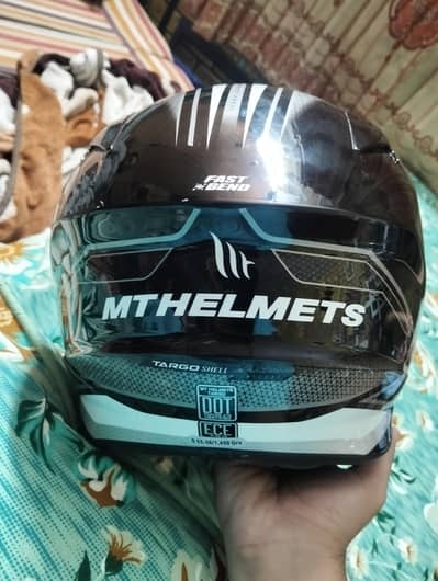 MT Targo Interact Full Face Helmet (DOT & ECE Certified)"