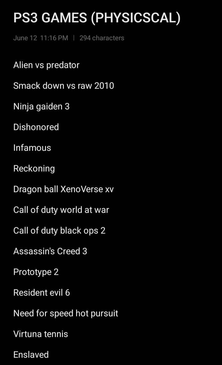 ps3 games 0