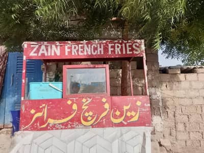 fries stall for sell. hand cart size (3×5)