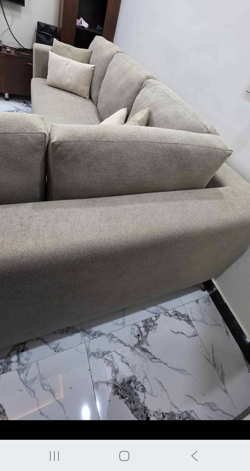 L shaped sofa 6