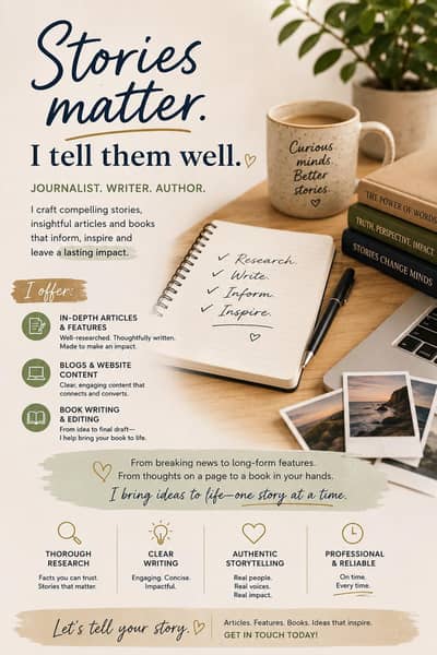 Writer/Author/Journalist