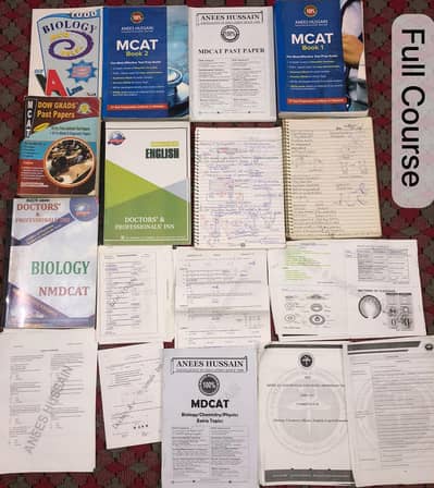 MDCAT/ MDCAT Complete Prep Bundle - Anees Hussain Books + Past Papers