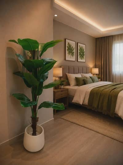 banana plant with pot 16 leaves available hai
