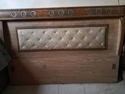 King Size Wooden Bed – Elegant Design