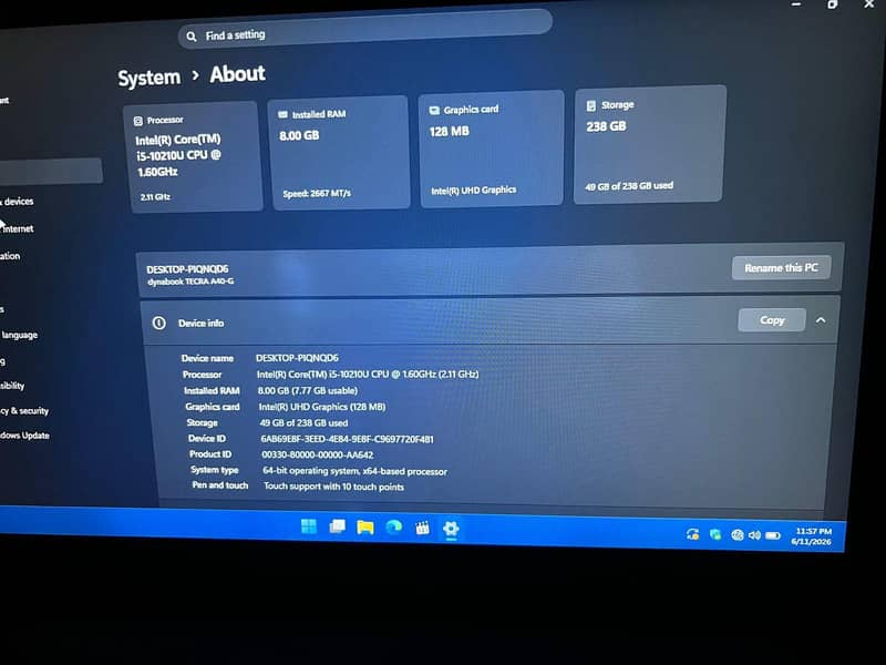 Dynabook tecra 2