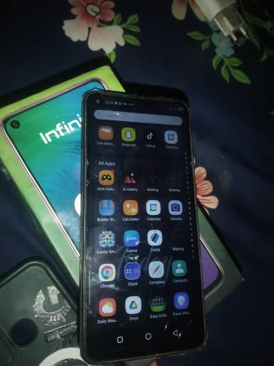 Infinix S5 4 64 white box sirf