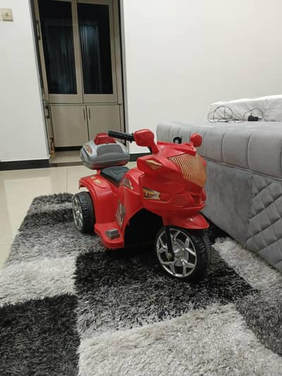 Red Electric Bike For Kids