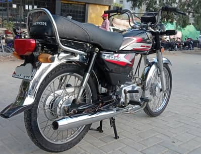 Honda CD-70 Euro2 2025 model black colour for sale