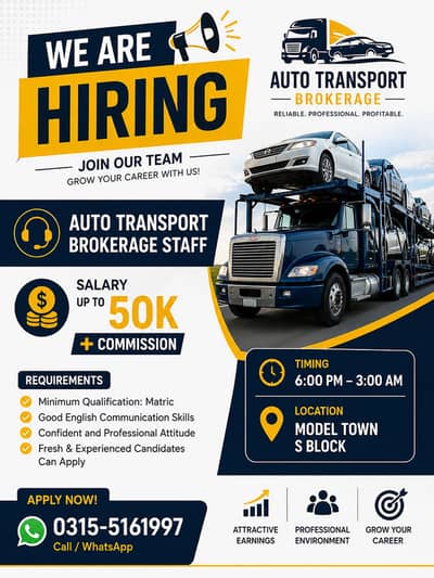 Auto Transport - Sales Agent