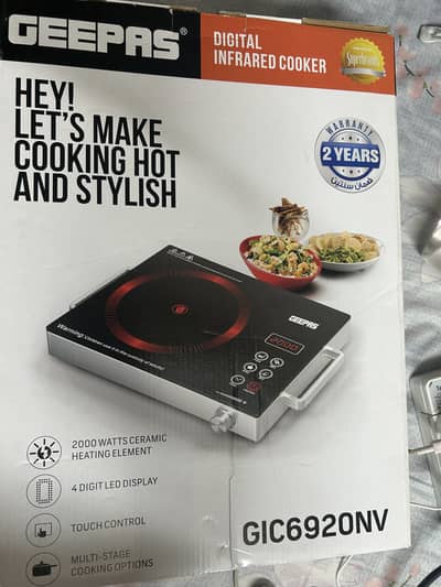 Geepas Digital Infrared Cooker Perfext Condition