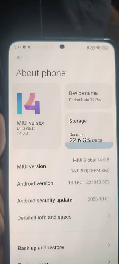Redmi 10 pro