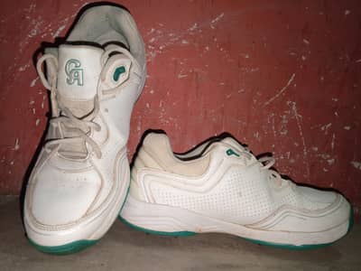 CA Vintage Original Sports Shoes - White & Green - Size 11 US / 44 EU