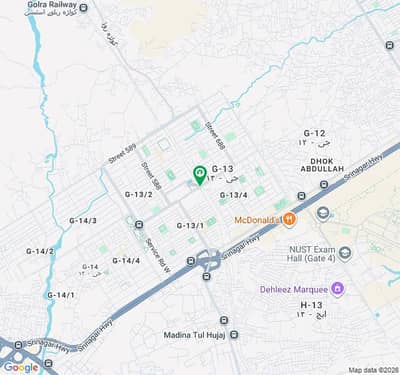 Prime Location sun face 50x90 Residential Plot Available For Sale In G-13/2 Islamabad