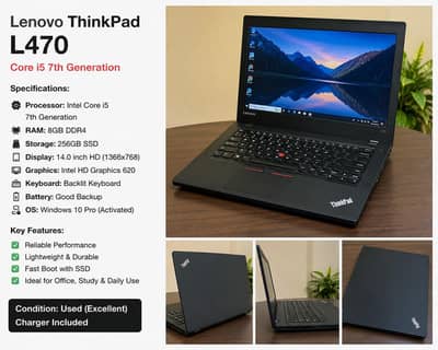 Lenovo think pad L470  7generation c i5
