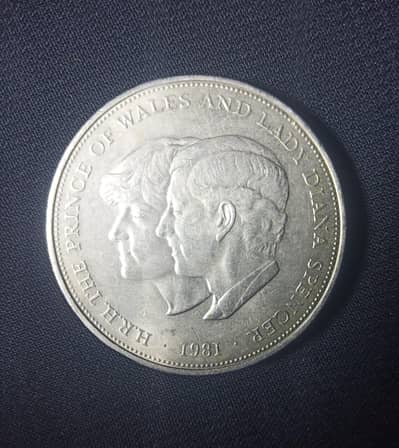 Lady Diana & Charles  wedding  coin