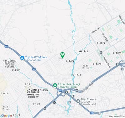 Prime Location proper corner 40x80 Residential Plot Available For Sale In G-14/2 Islamabad