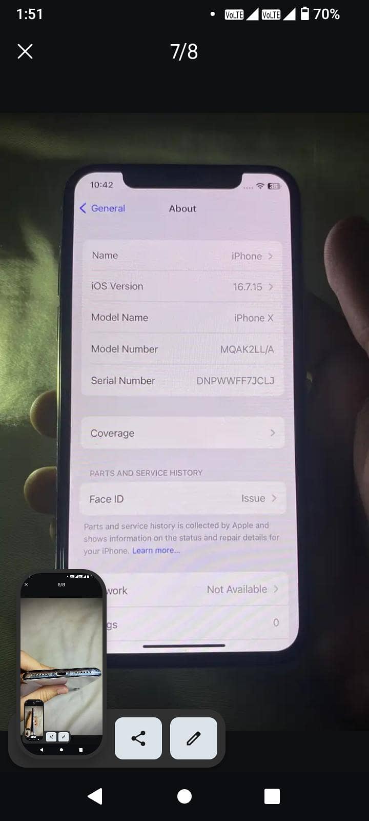 Apple iPhone X 5