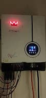 Crawn ka inverter hybrid ha 10.2 kw 4month used  Reason of sell .  man