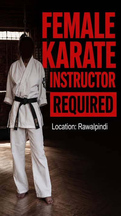 Female Karate Instructor Required
