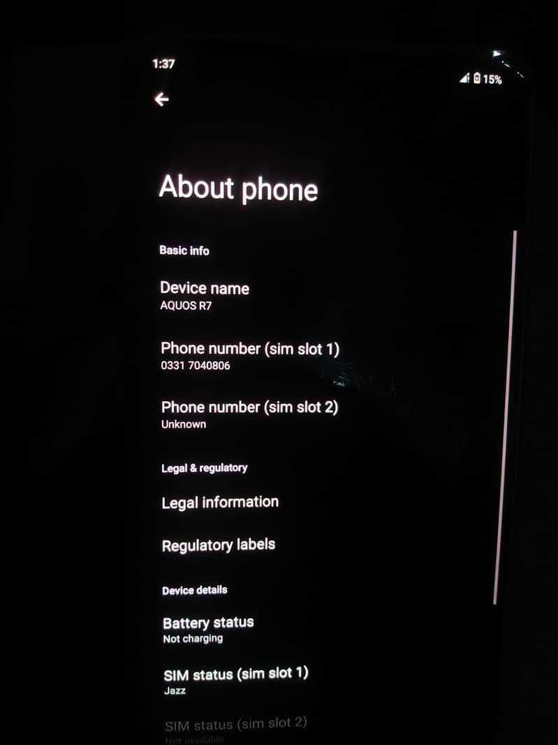Sharp Aquos r7 4