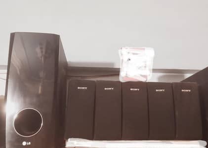 5. Sony Speakers. 1 L. G Subwoofer