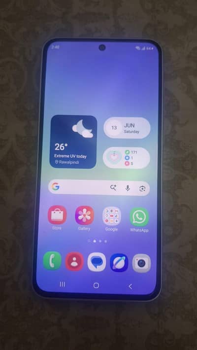 Samsung Mobile A36 5G 10/10 complete waranty with box official PTA