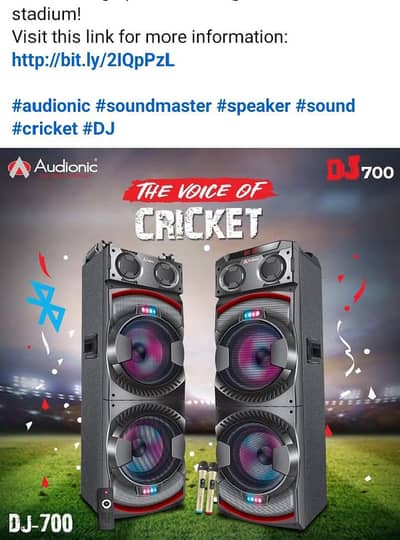 Audionic DJ. 700 Have Sound zero Condition