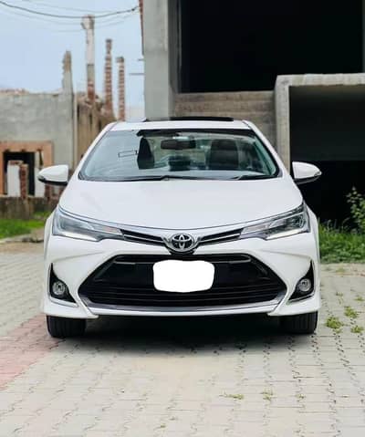 TOYOTA COROLLA GRANDE 2024 BLACK INTERIOR