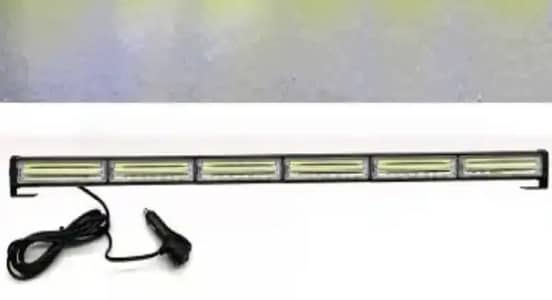 White flasher with 6 bar white
