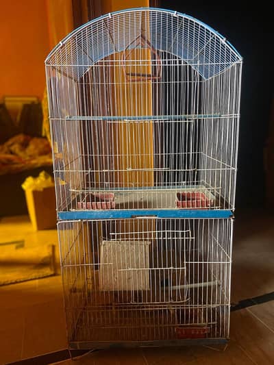 2 PORTION CAGE with 3 boxes