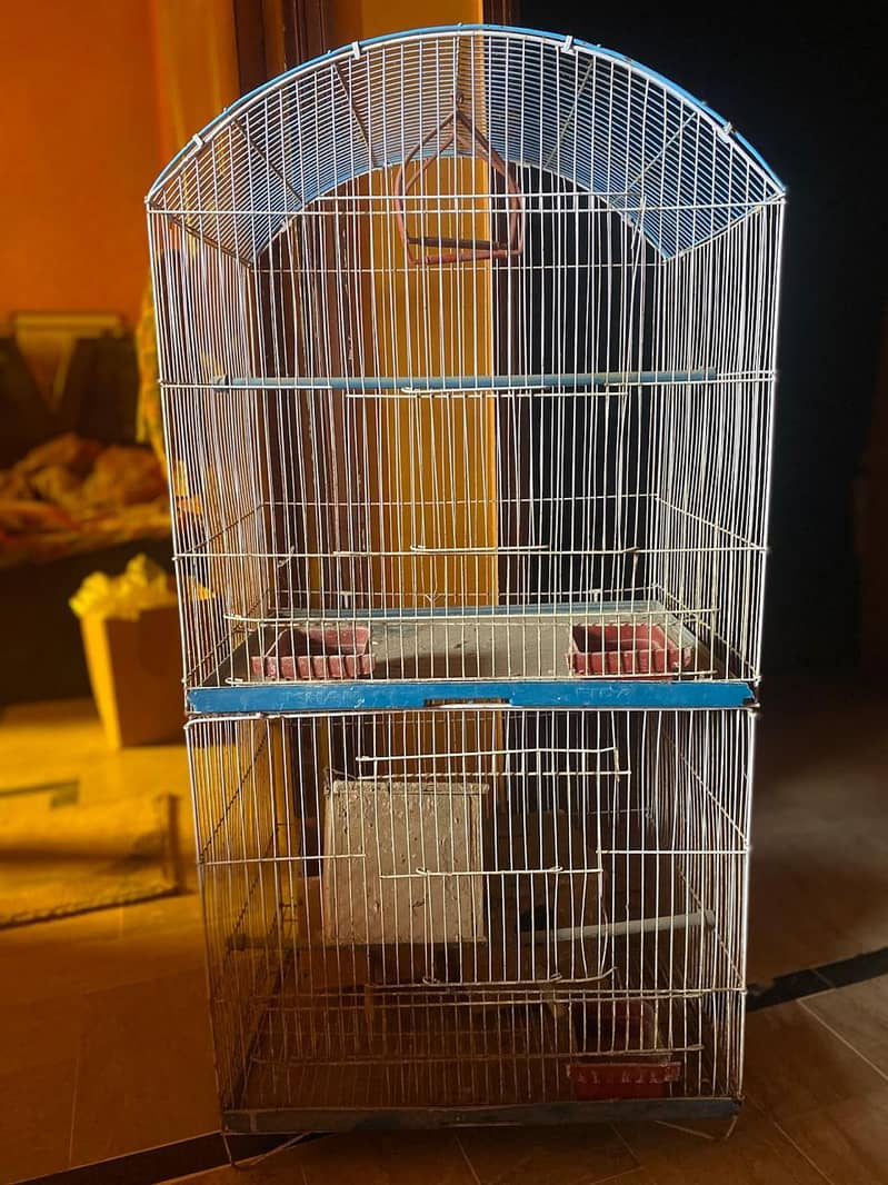 2 PORTION CAGE with 3 boxes 0