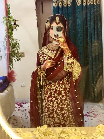 Heavy Bridal Barat Dress for Sale
