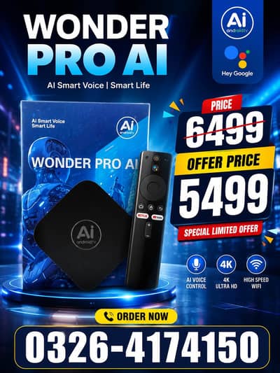 WONDER PRO Ai with voice remote 8gb/128gb 0326/4174/150