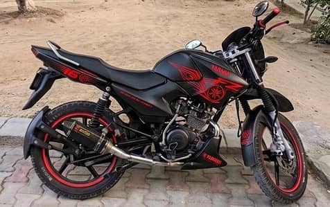Yamaha Ybr fully modified 16/17   3 Digit Golden number