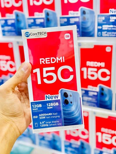 REDMI 15C 6/128 BOX PACK ALL. COLORS AVAILABLE