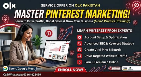 Pinterest Marketing & Management Course - Earn From Home
