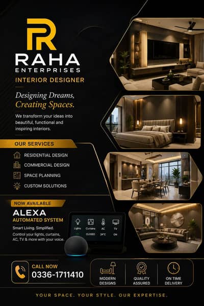 INTERIOR DESIGNER & SMART HOME SOLUTIONS