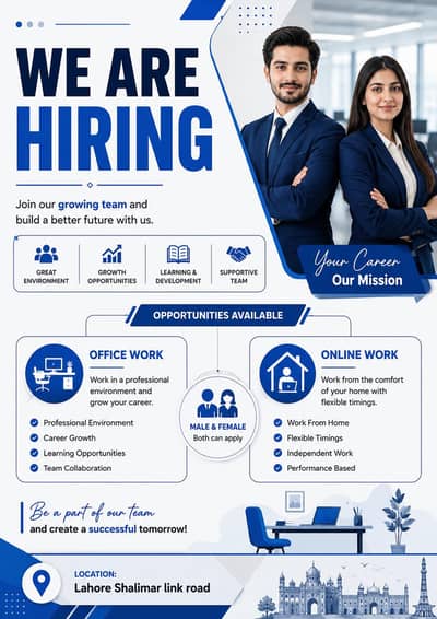 HIRING STAFF ON URGENT BASES