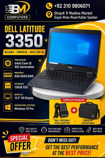 Dell 3350 i5 5th Generation Laptop