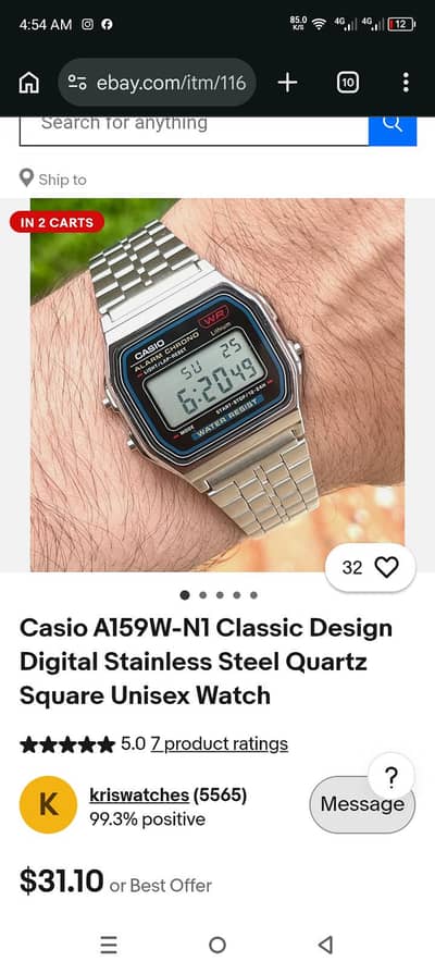 Casio watches avalible contact on WhatsApp 0 3  7 0 1 2 7 4 7 2 7