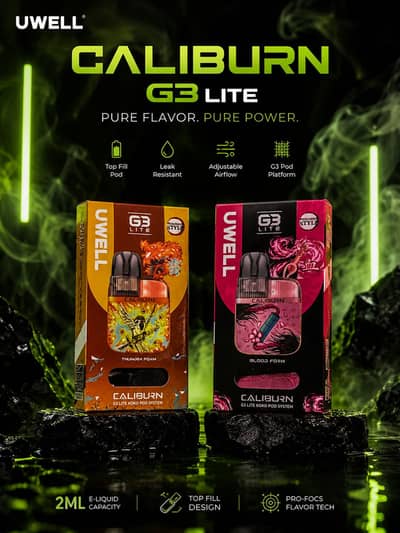 Caliburn g3 lite koko|pod for slae|vape|box pack|