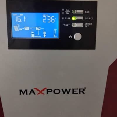 Max power hybrid solar inverter 1.2 kevi 12 volt