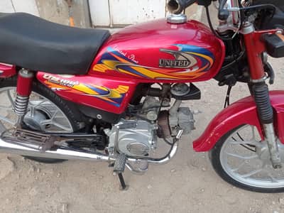 United US 100cc self start model 2022 Red