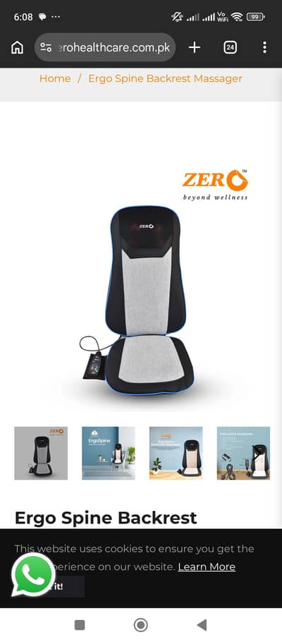 Ergo Spine Backrest Massager Sale