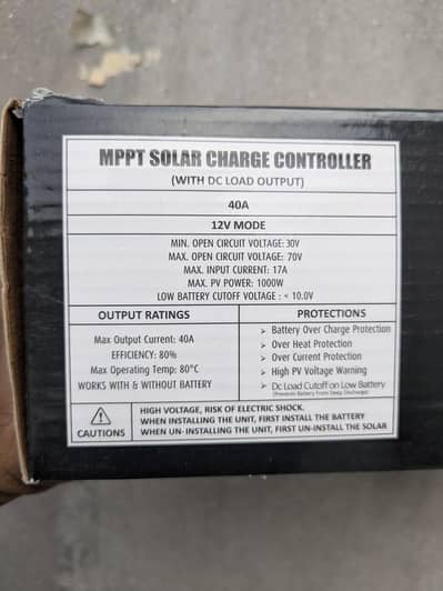 Simtek DC 12 volt charge controller