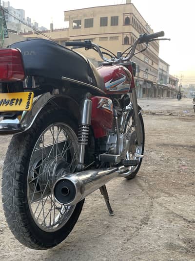 Honda cg 125 2016 red