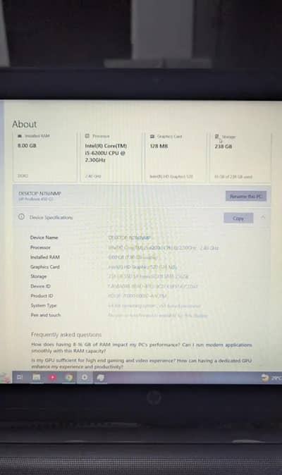 HP ProBook 450