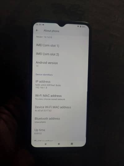 Nokia G21 4gb 64gb only with box . .