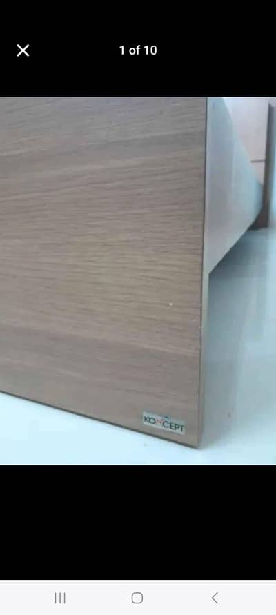 Furniture wooden Bed with sides Tables