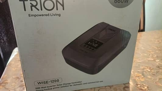 Like New Trion 660W electricity and solarUPS – Only 1 Month Used!